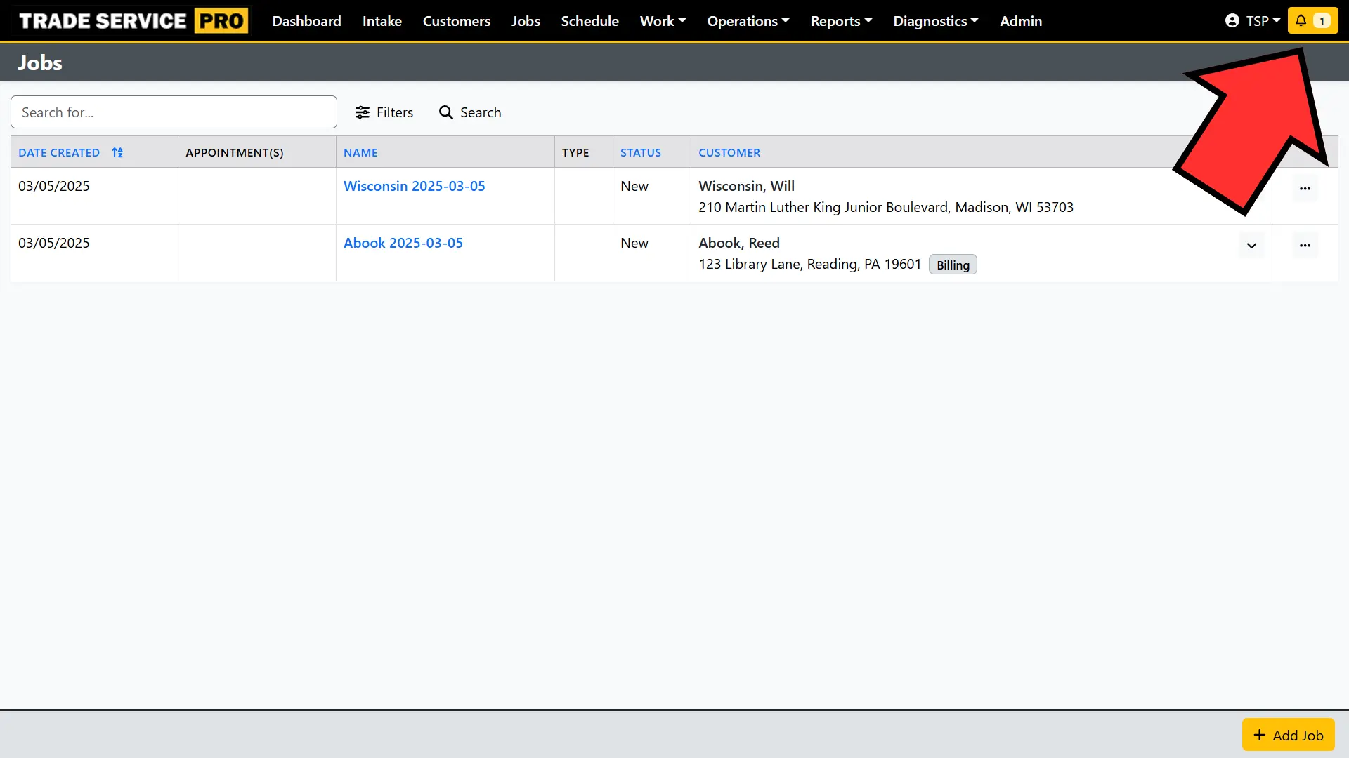 QuickBooks failed sync notification alert
